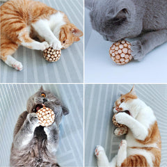 miwoowim cat ball toy pack in a three-pack for home entertainment