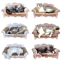 Miwoowim cat scratcher bed cardboard house highlighting space for rest and play