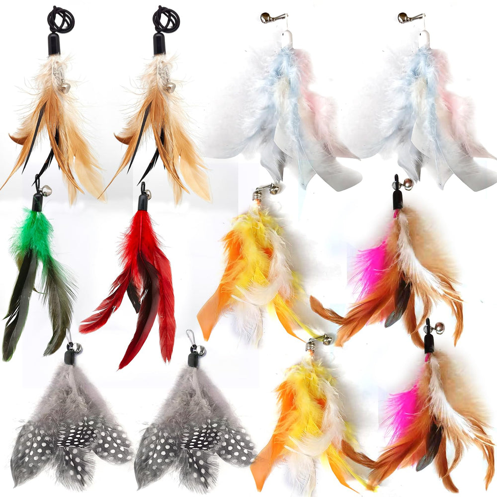 miwoowim cat wand soft plume feather for safe, durable play