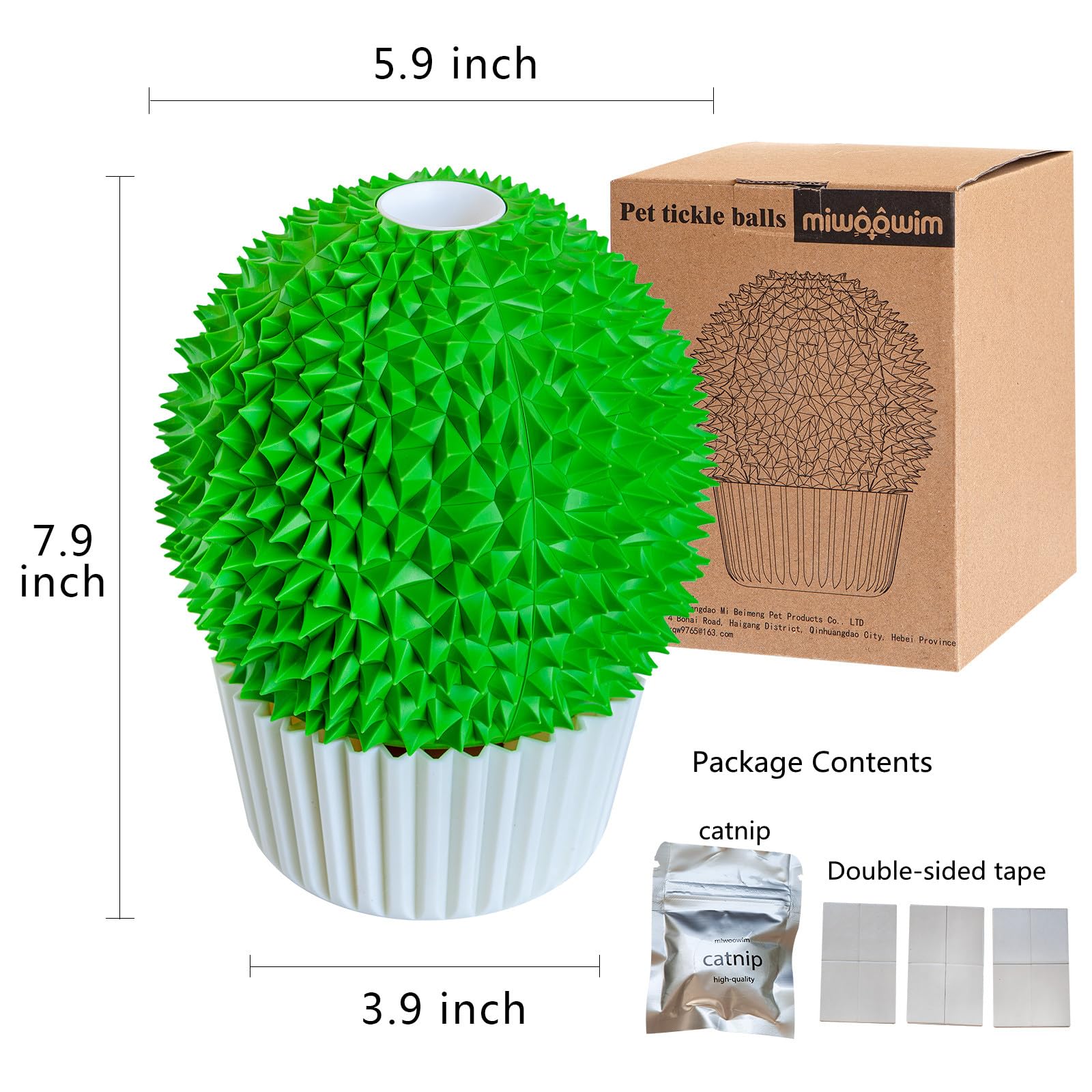 Included catnip packet with Miwoowim Catnip Feeder for quick engagement