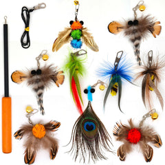 miwoowim interactive cat toys wand extended for exercise and engagement