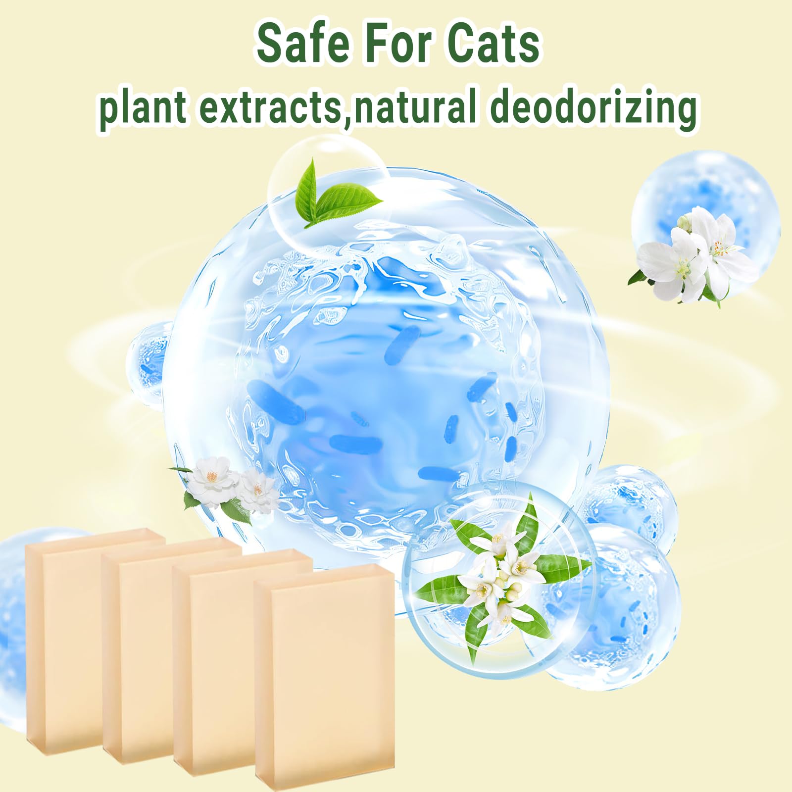 Miwow fragrance release helps mask litter box odors