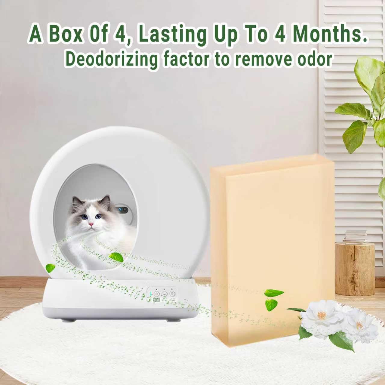 Miwow deodorizer fits Meowant MW-SC01 and MW-SC02 for reliable odor control
