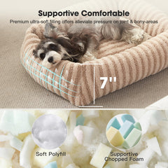 MIXJOY dog bed anti-slip bottom helps keep the bed in place during playtime.