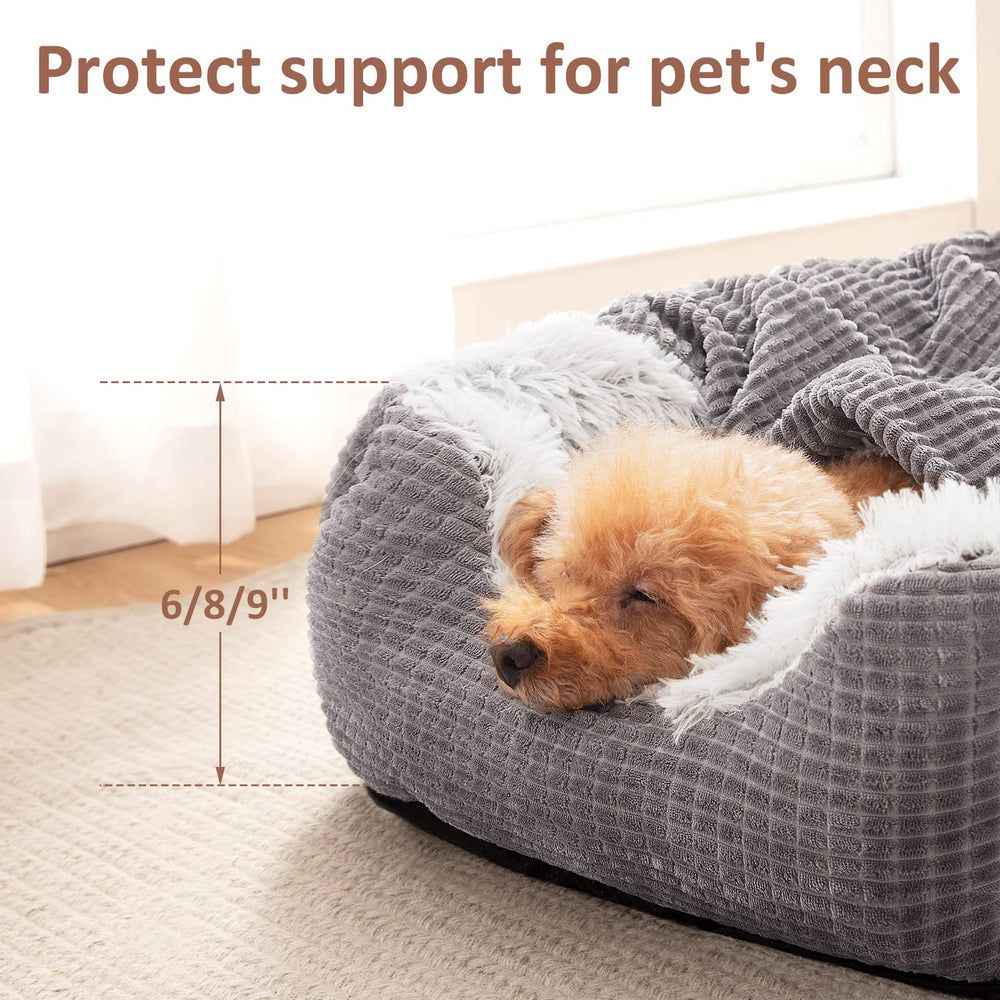 MIXJOY fluffy white PP cotton core provides breathable, elastic loft.