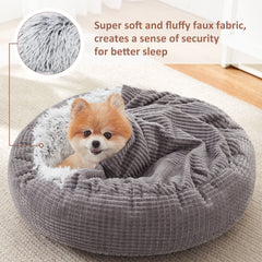 MIXJOY dog bed ultra-plush interior for year-round snuggling