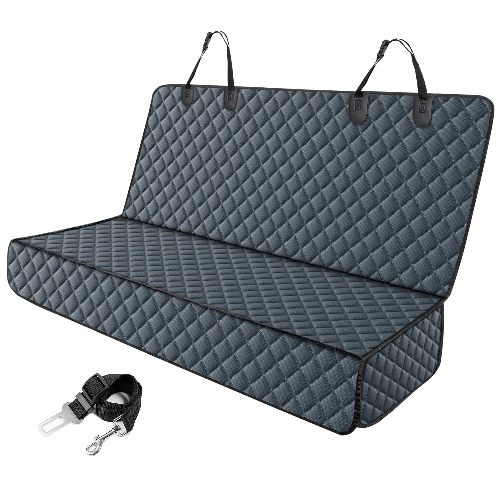 MIXJOY dog car cover back-seat protects seats from spills and fur