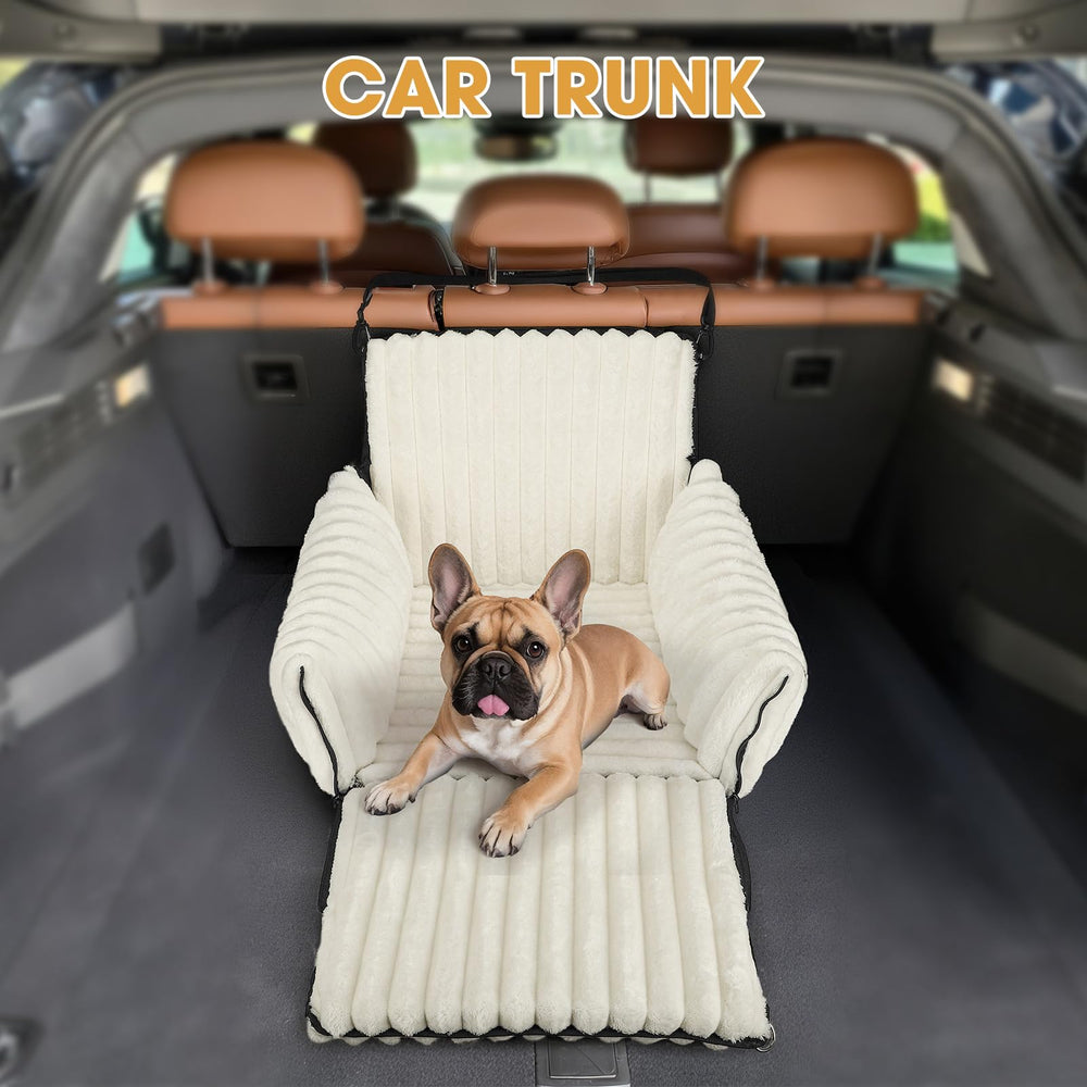 MIXJOY dog car seat removable washable cover demonstrates simple cleaning after outings.