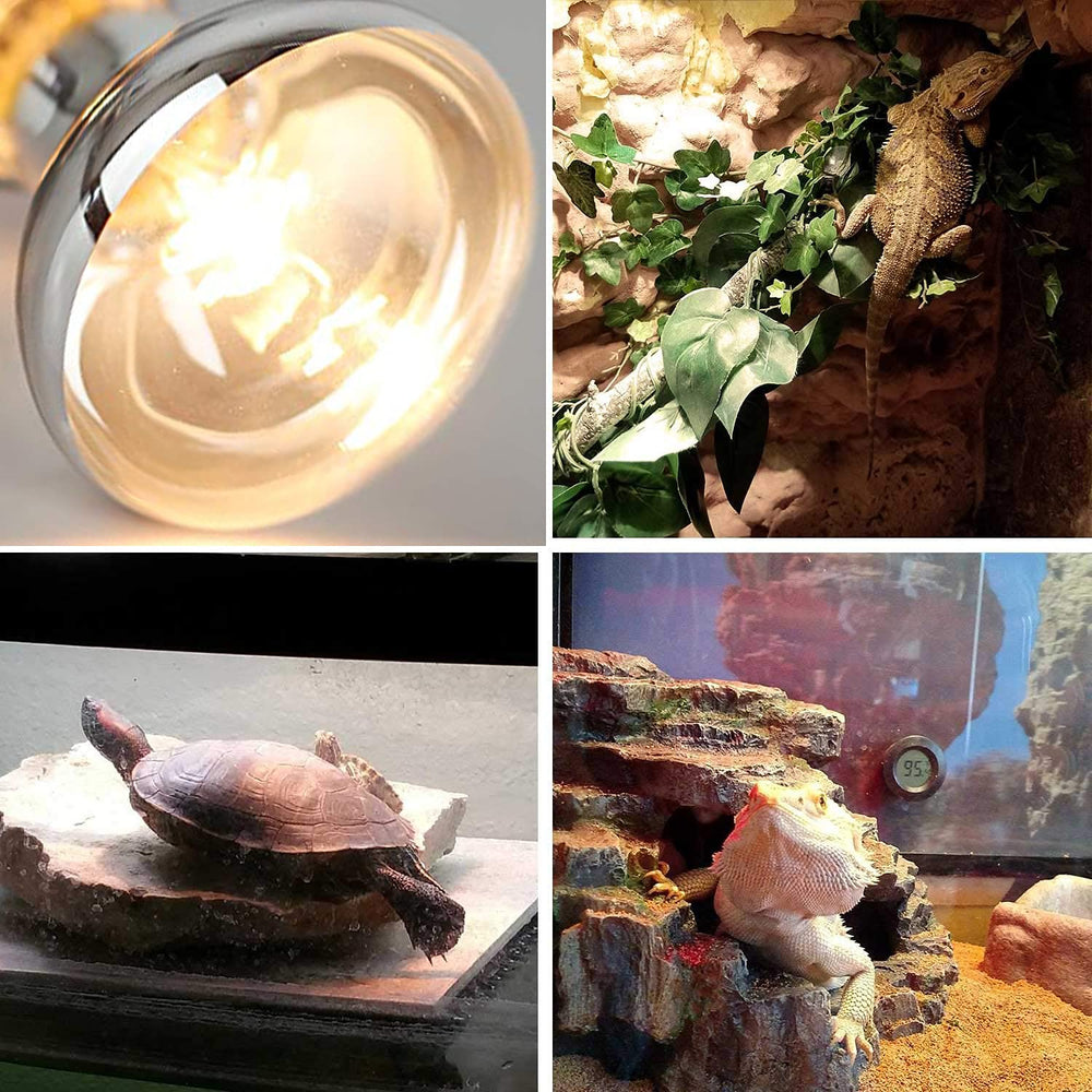 MIXJOY heat lamp glass closeup highlighting sturdy construction and glow.
