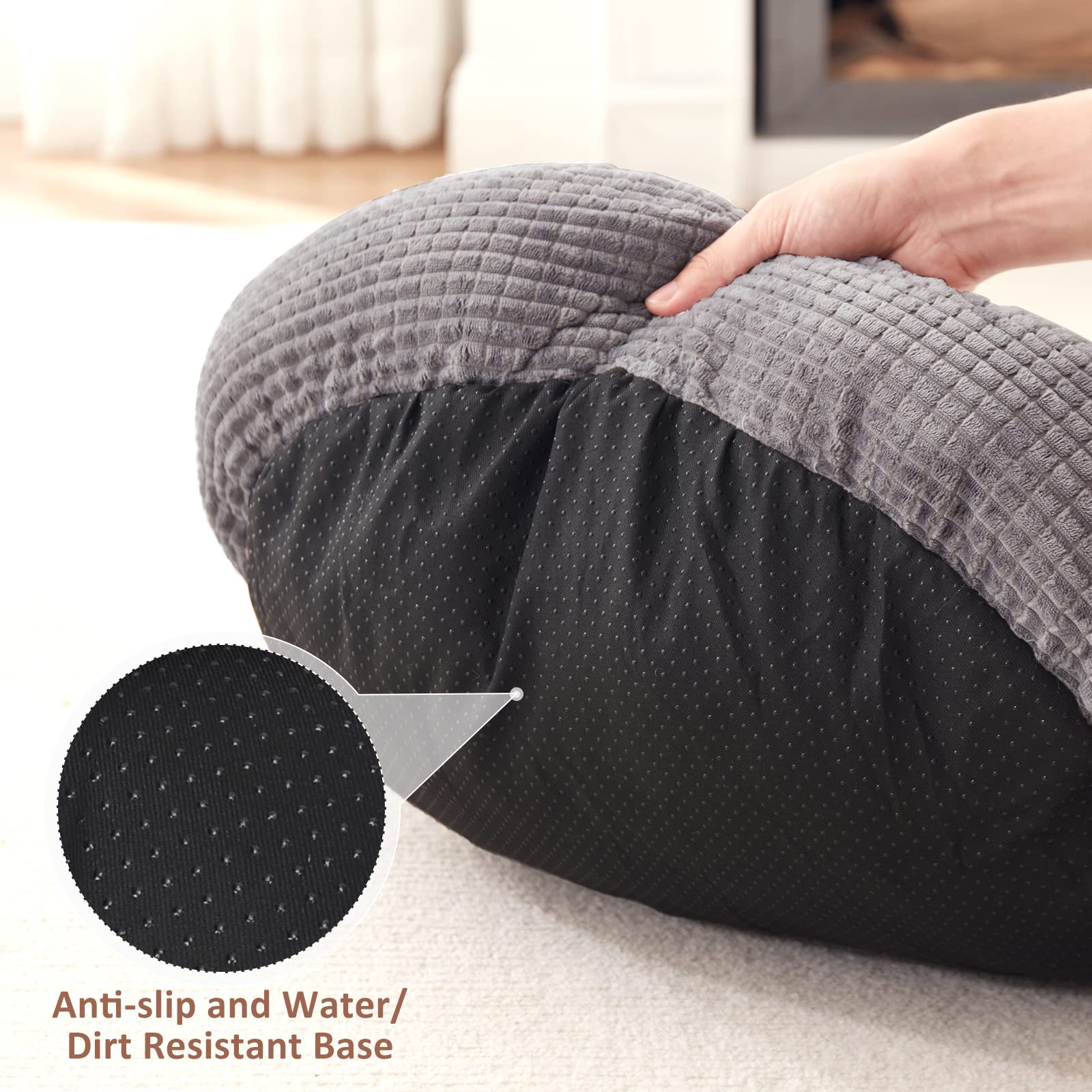MIXJOY machine washable pet bed for quick cleaning