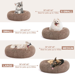 MIXJOY orthopedic donut bed donut shape side view emphasizes head and neck support.