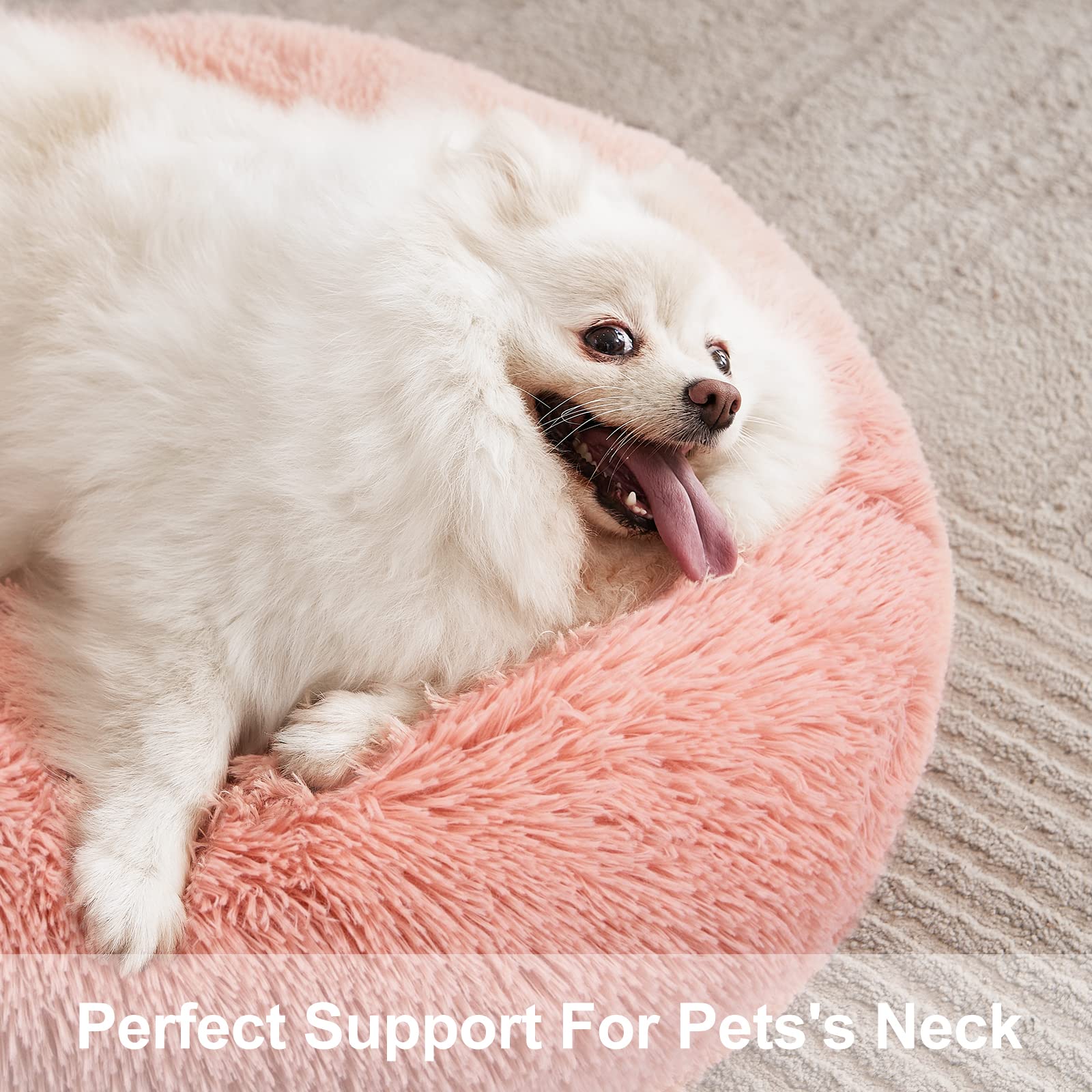 MIXJOY faux-fur close-up highlighting soft surface and luxe texture for pets.