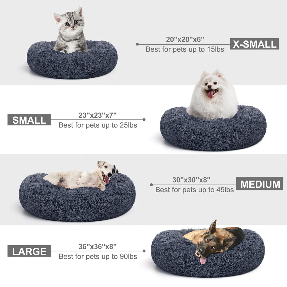 MIXJOY Orthopedic Donut Bed machine-washable materials allow easy cleaning.