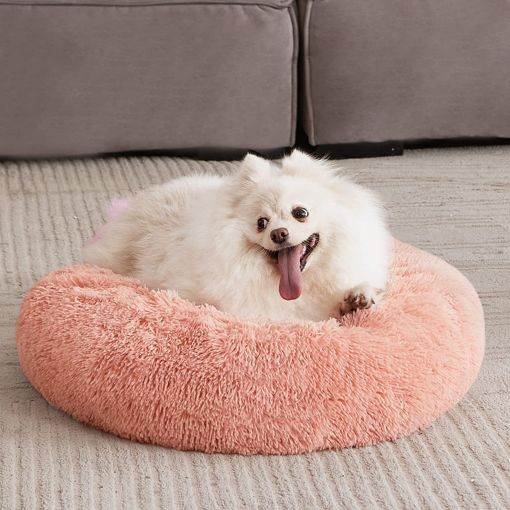 MIXJOY pink color blends with home decor and pet styling.