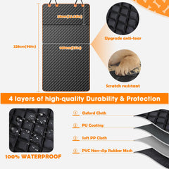 MIXJOY bumper flap protector guards trunk edges during dog entry and exit.