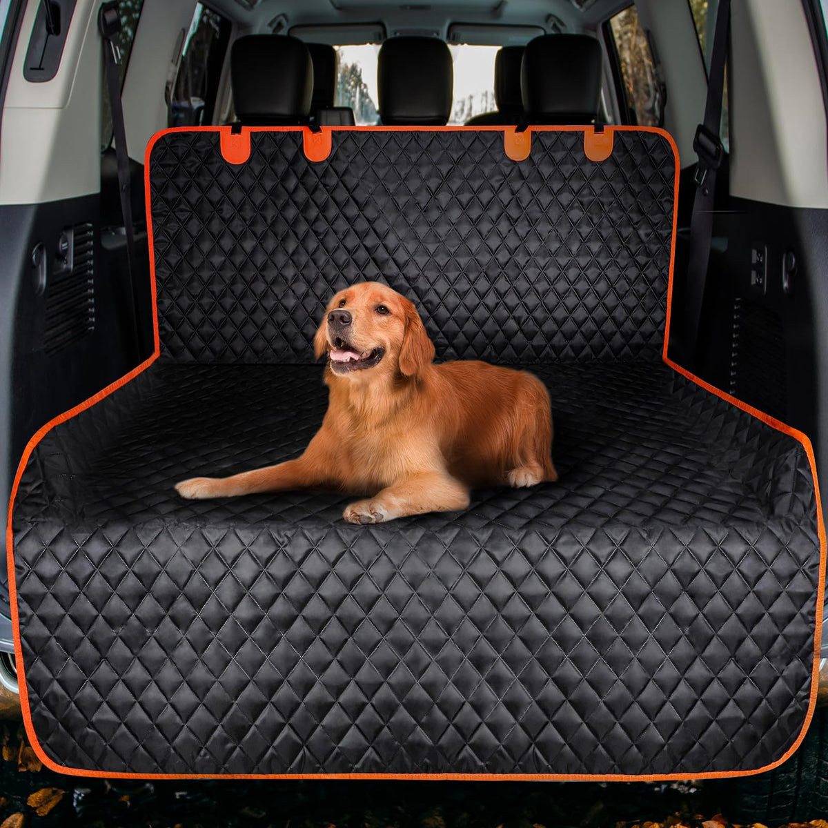 MIXJOY SUV Cargo Liner demonstrates universal fit for most SUVs, protecting cargo areas.
