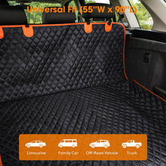 MIXJOY waterproof fabric blocks mud and odors from reaching the car interior.