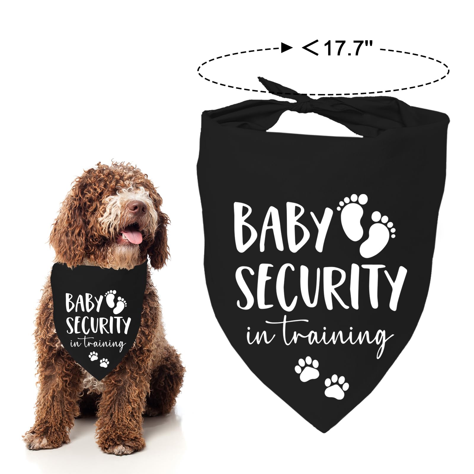 Mixrowa Baby Security Bandana black durable canvas material for adventure