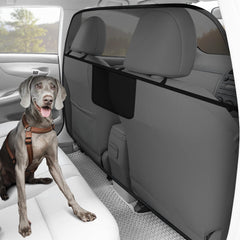 Mixsuper dog car barrier 52-4-wide fits midsized vehicles for safer drives