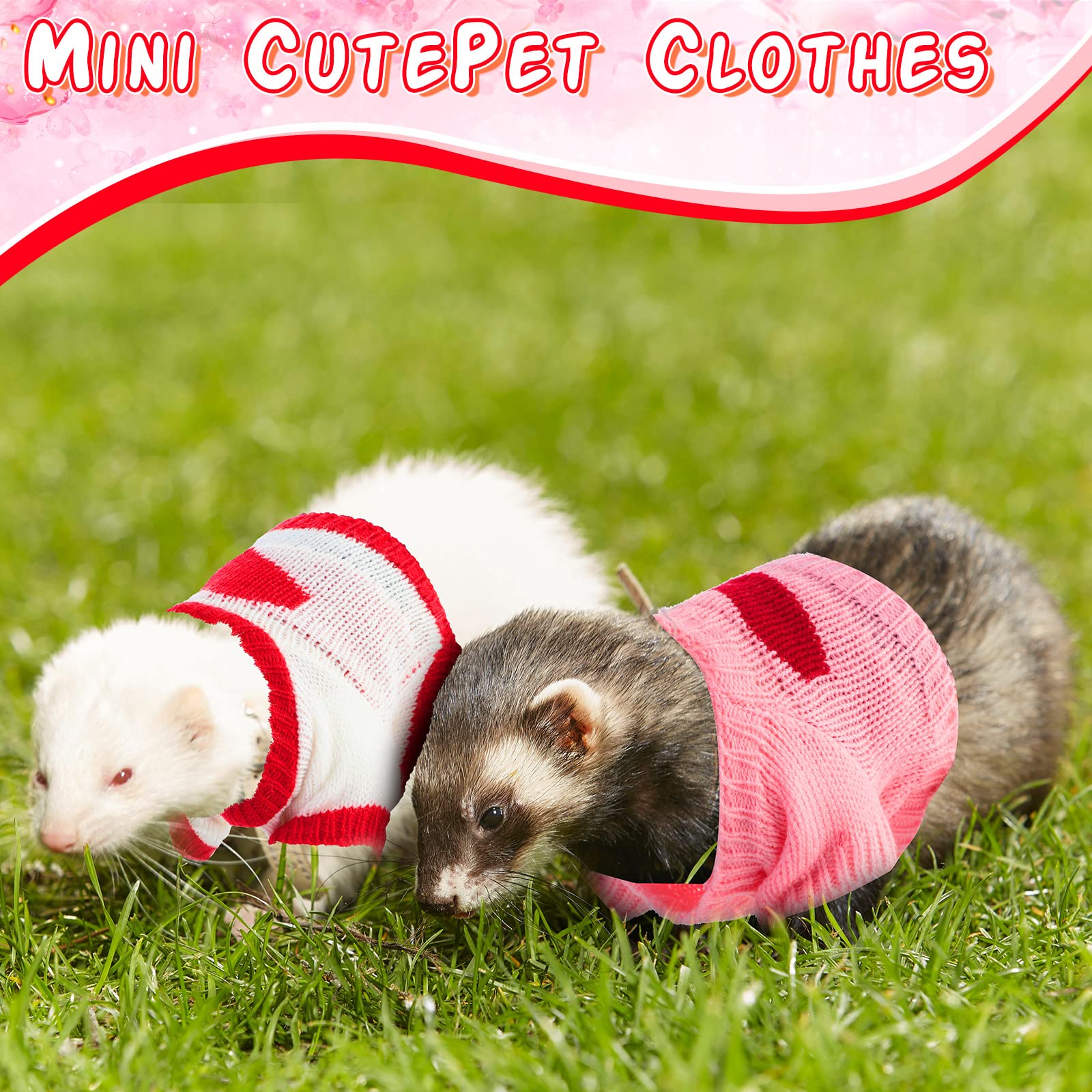 Mixweer four-piece ferret clothes pack offers mix-and-match styles