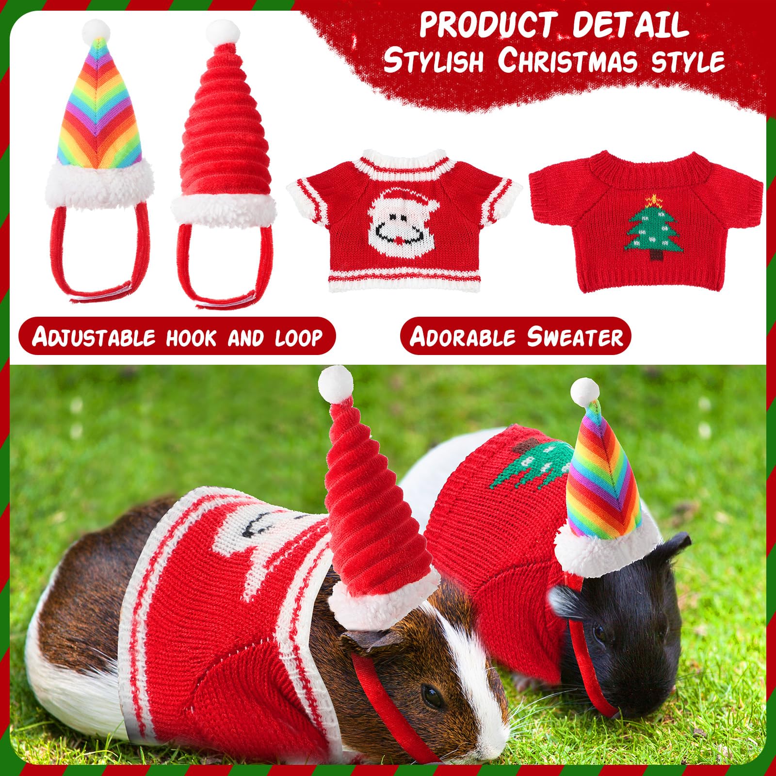 Mixweer guinea pig clothes in soft flannel provide cozy everyday wear.