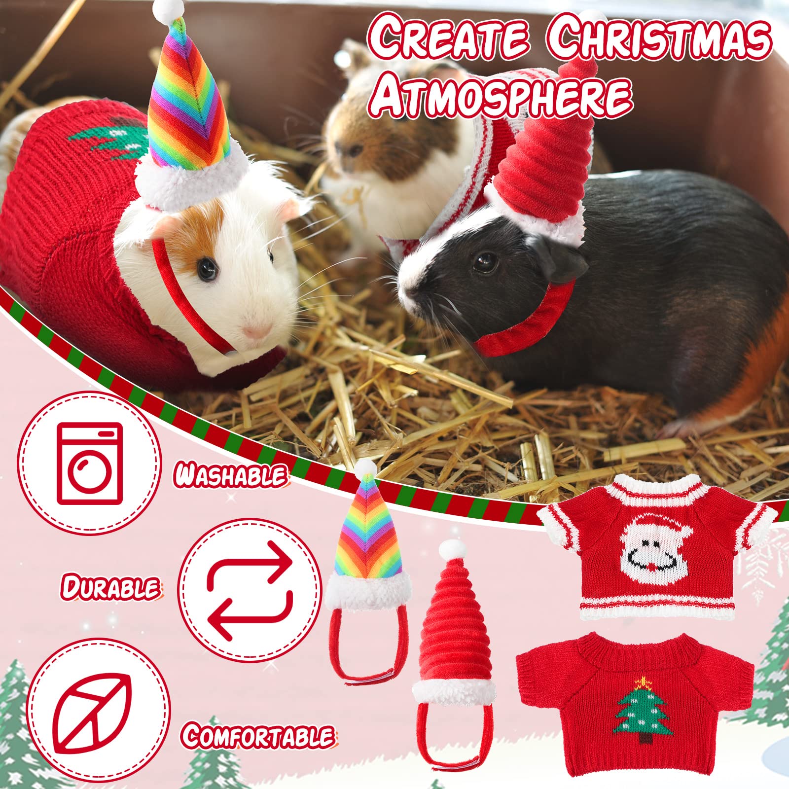 Mixweer mini hat with adjustable strap securely fits a tiny pet.