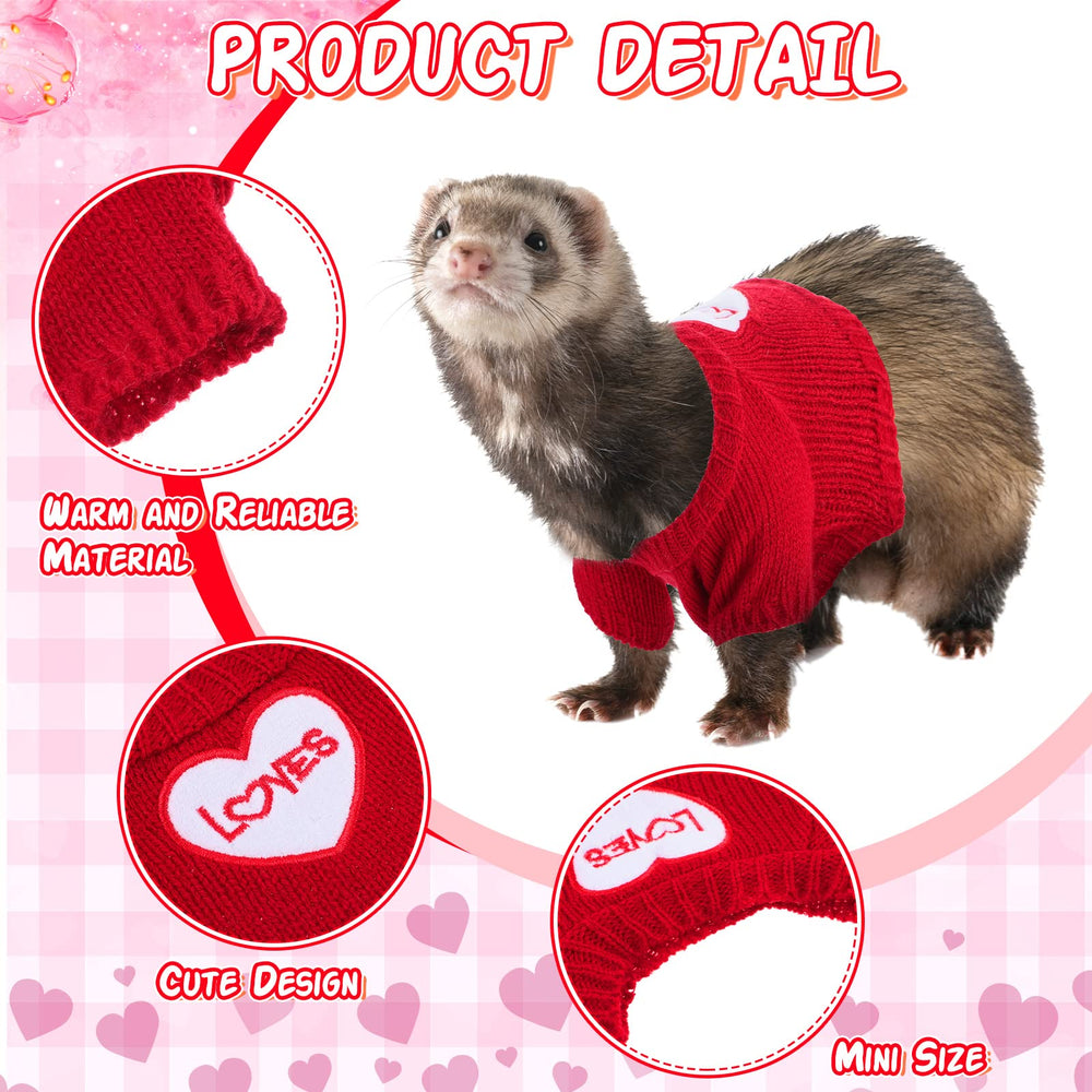 Mixweer pet outfit for Valentine events with versatile festive look