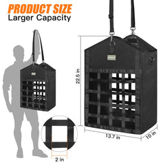 MIYABALA hay bag large capacity reduces refill frequency during busy days