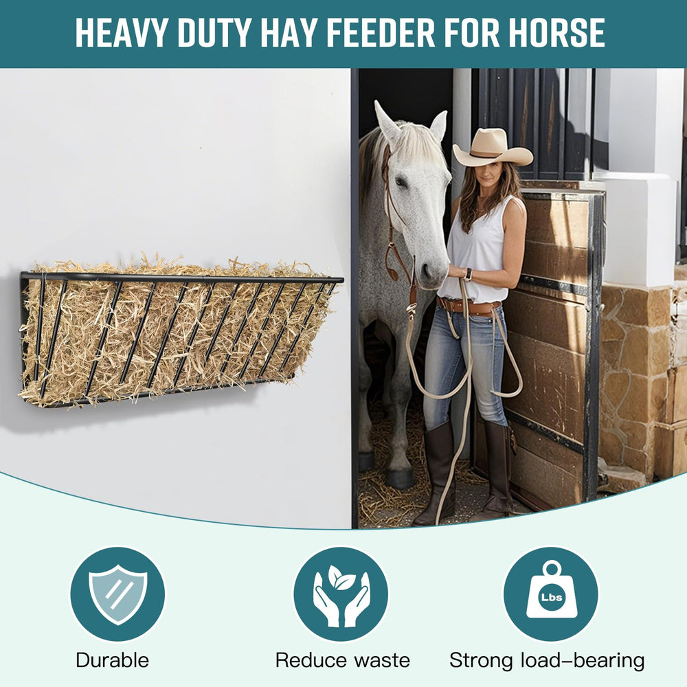 MIYABALA hay feeder 20 gallon capacity emphasizes generous hay storage