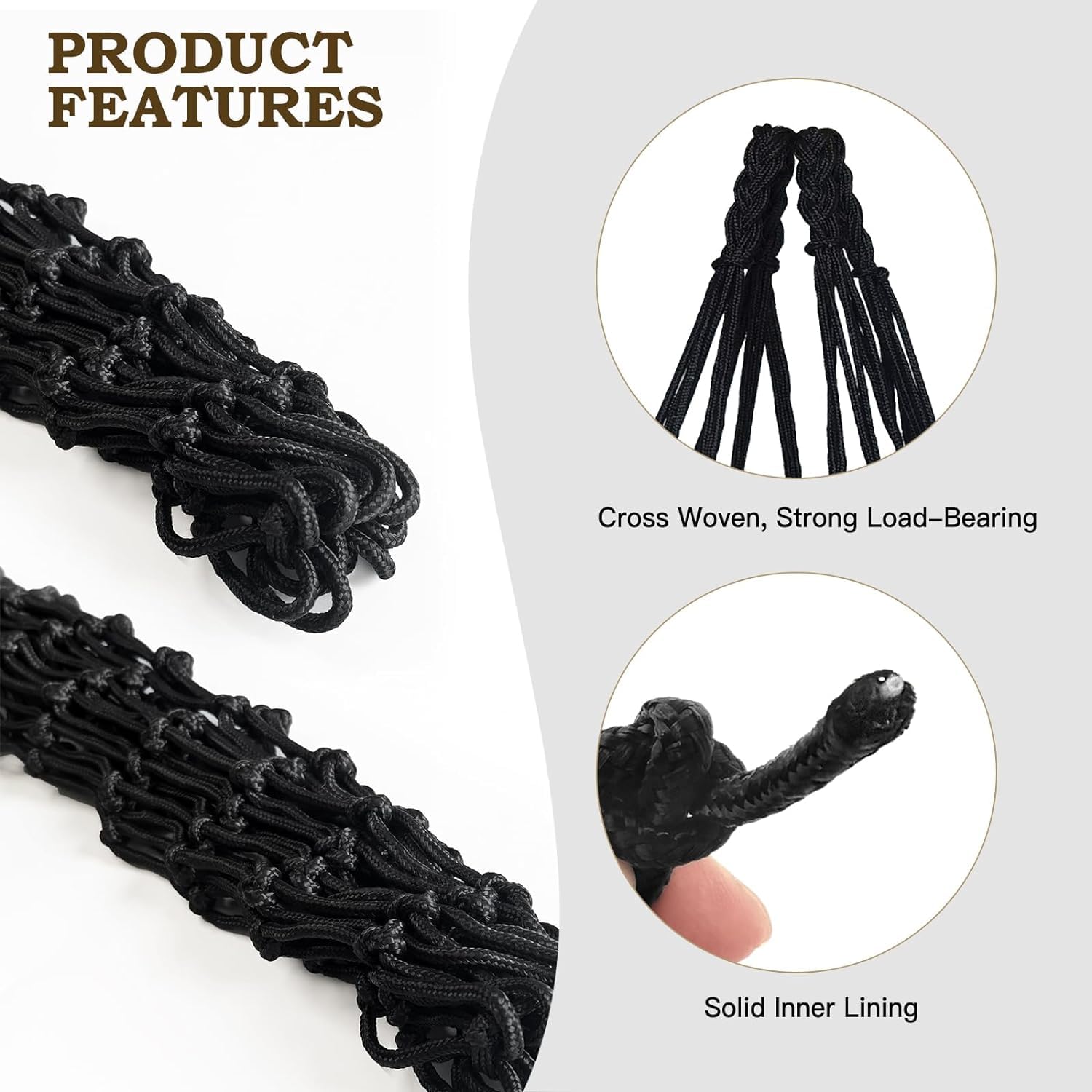 MIYABALA hay net durable material withstands weather and daily use.