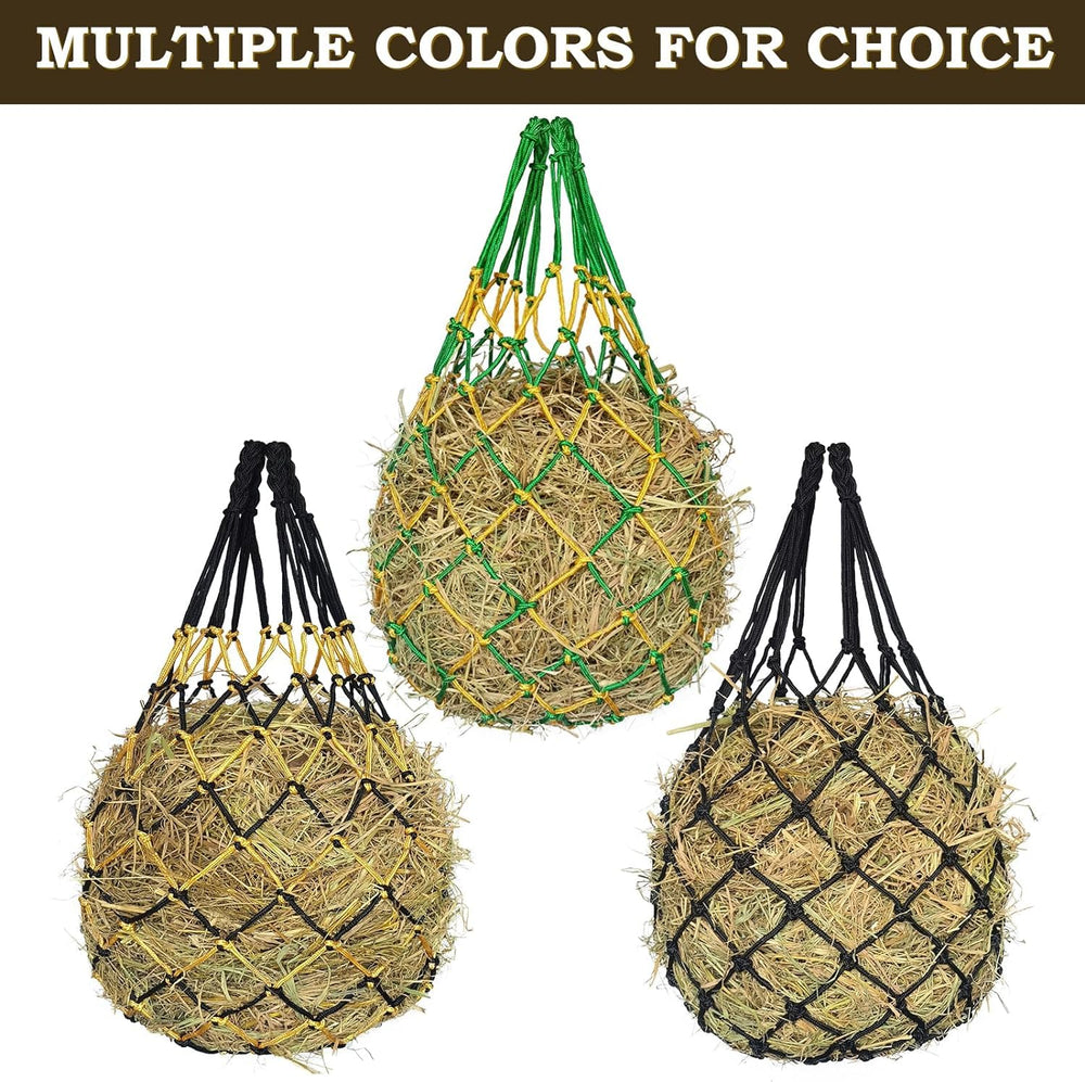 MIYABALA hay net easy to fill, hang, and clean.