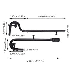 MiOYOOW outlet-flow direction adjustment for improved oxygenation and circulation