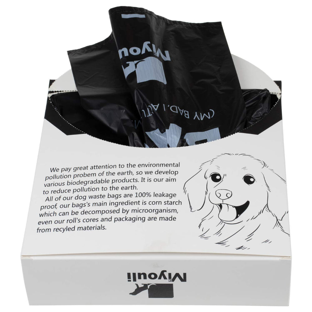 Miyouli corn starch eco-friendly bags reduce plastic while bagging waste.