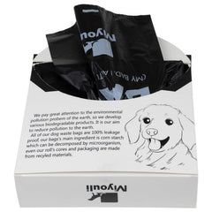 Miyouli corn starch eco-friendly bags reduce plastic while bagging waste.
