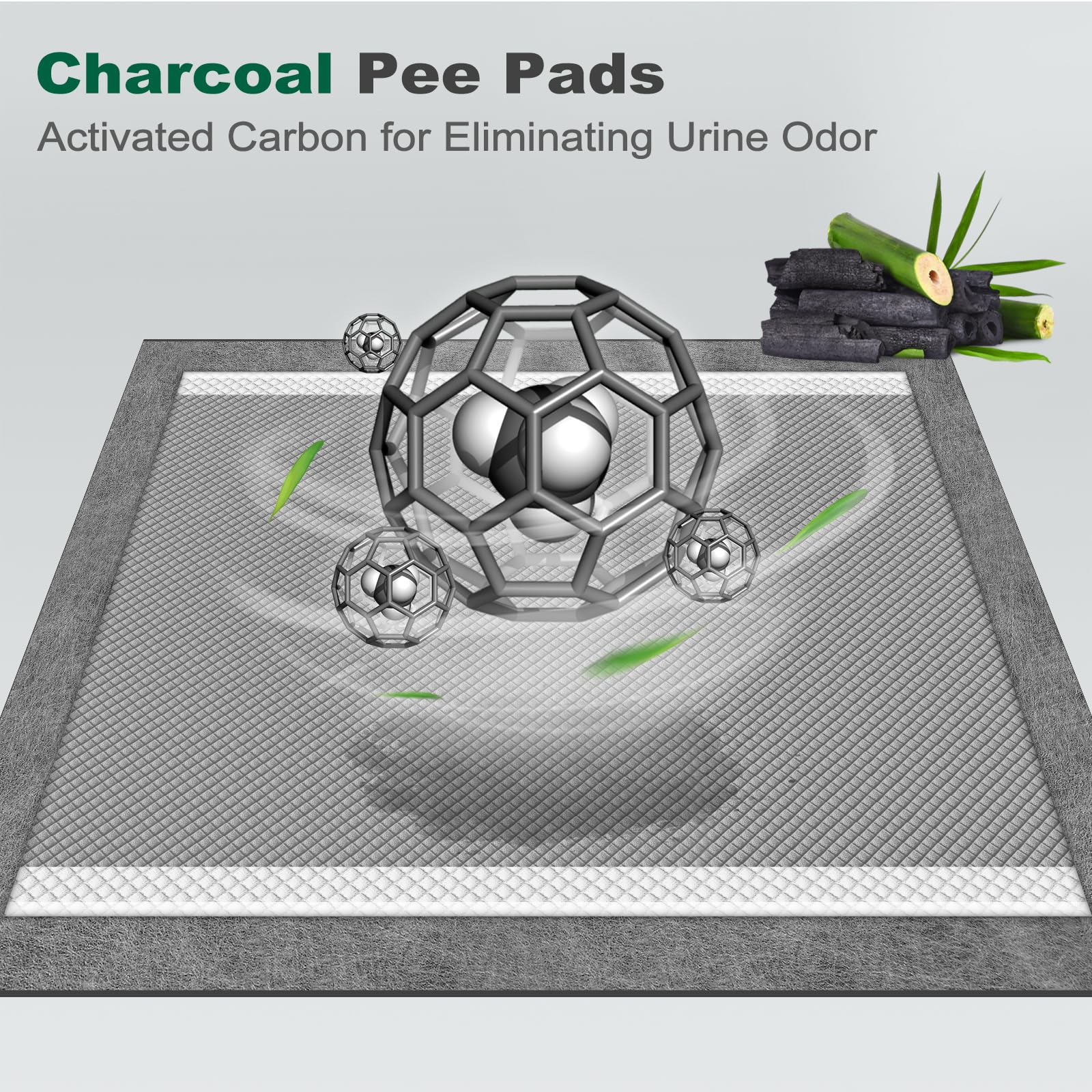 MIZOK dog pee pad with adhesive tabs secures pad to furniture for mess-free indoor use.