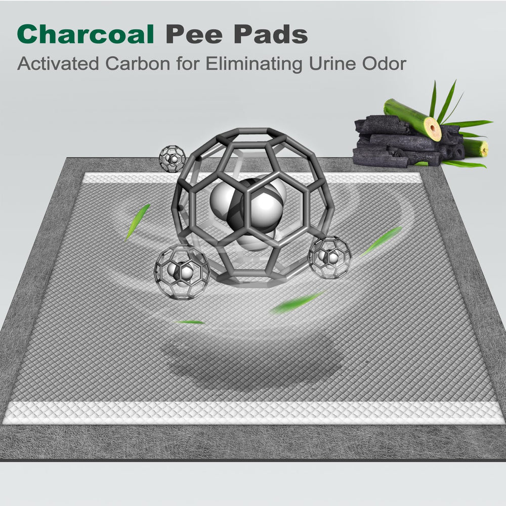 MIZOK dog pee pad with adhesive tabs secures pad to furniture for mess-free indoor use.