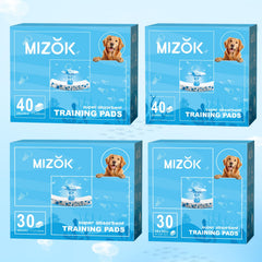 MIZOK pad showing quick-dry top layer to keep paws dry during training