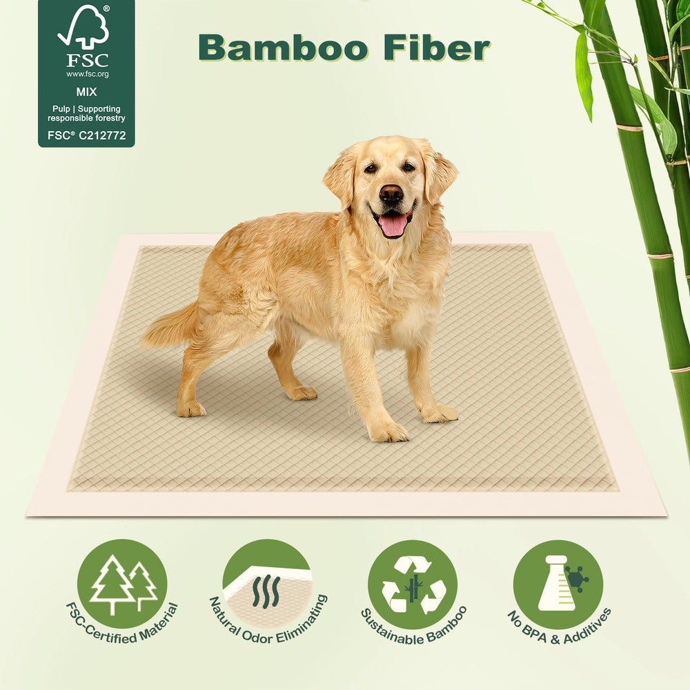 MIZOK odor-control pad close-up highlights bamboo fibers reducing smells in homes.