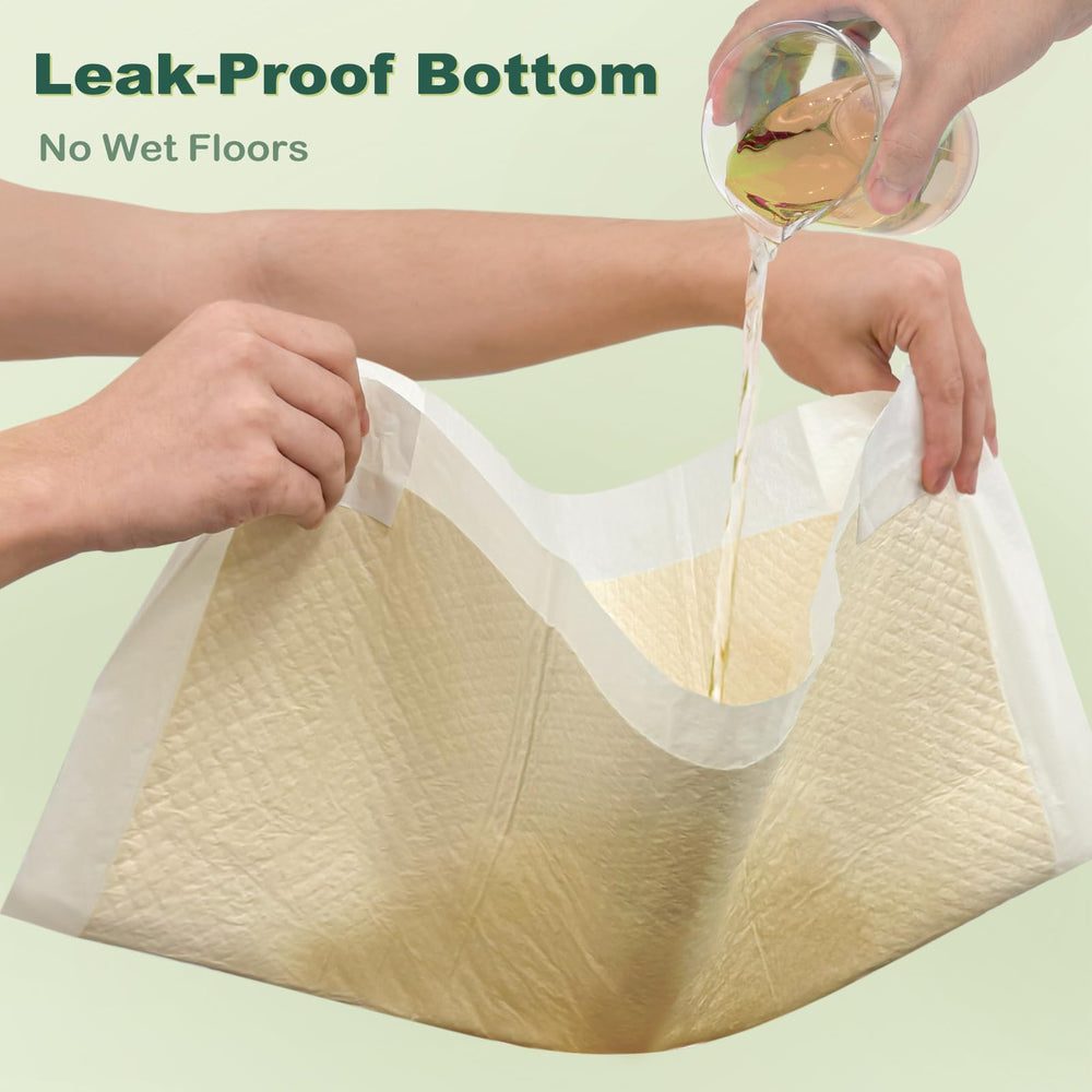 MIZOK absorbency graphic emphasizes capacity to handle larger dogs up to 11 cups