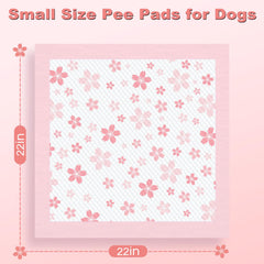 MIZOK Puppy Pads 22x22 size shown for small-breed setups