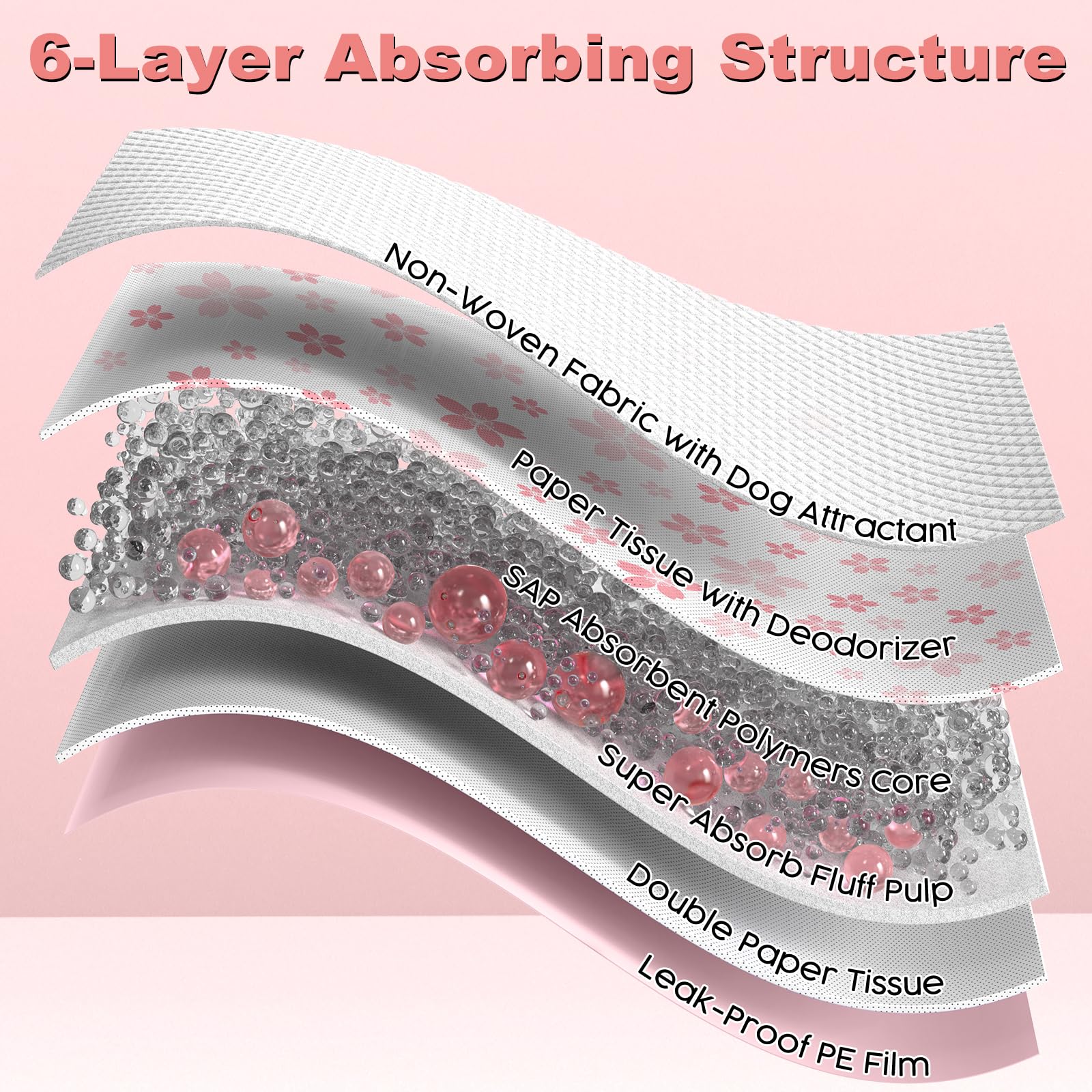 MIZOK pink cherry-blossom pattern adds decorative touch to training.