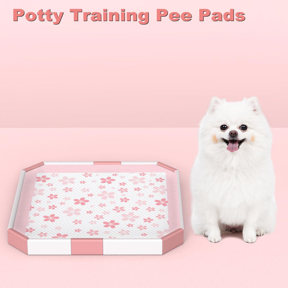 MIZOK 22x22 small-breed pads support potty training routines.