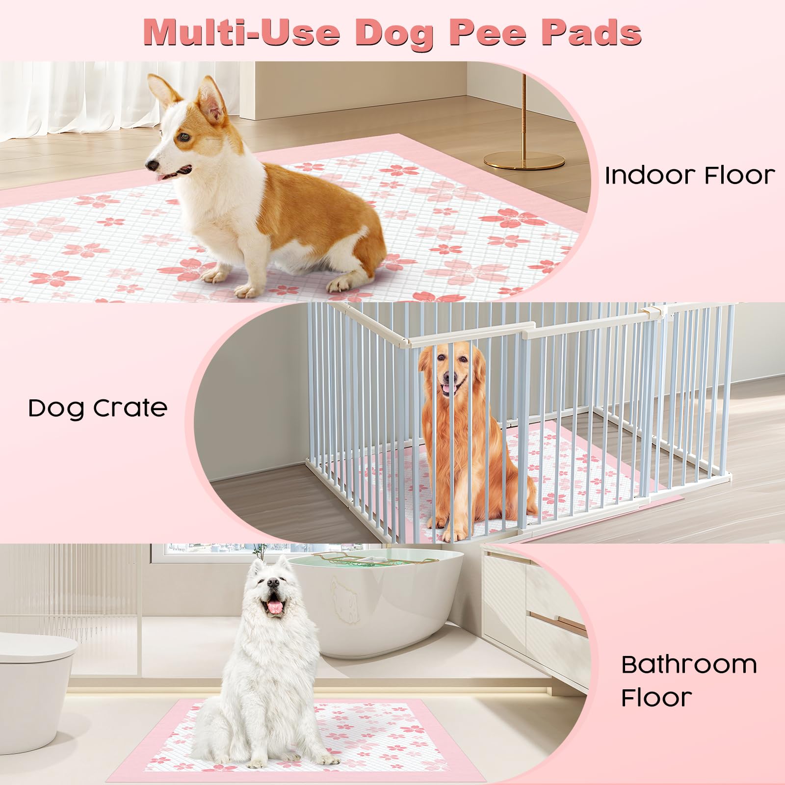 MIZOK leak-proof design and 3D quilted surface keep paws dry.