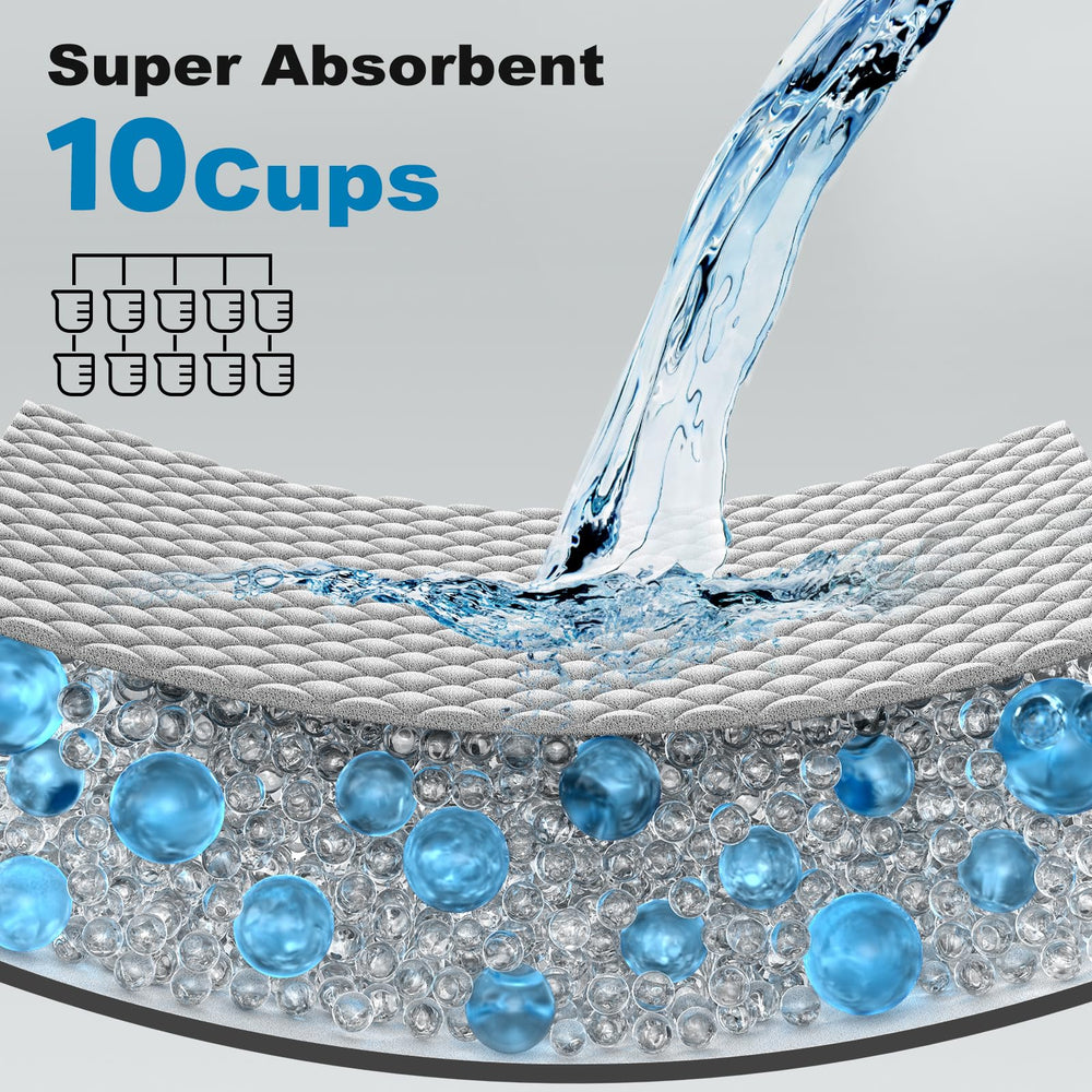 MIZOK waterproof PE membrane with sealed edges prevents leaks and protects floors.