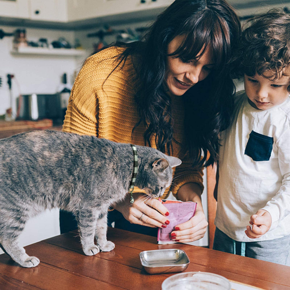 MJIYA collar bell jingling during outings helps locate your cat.
