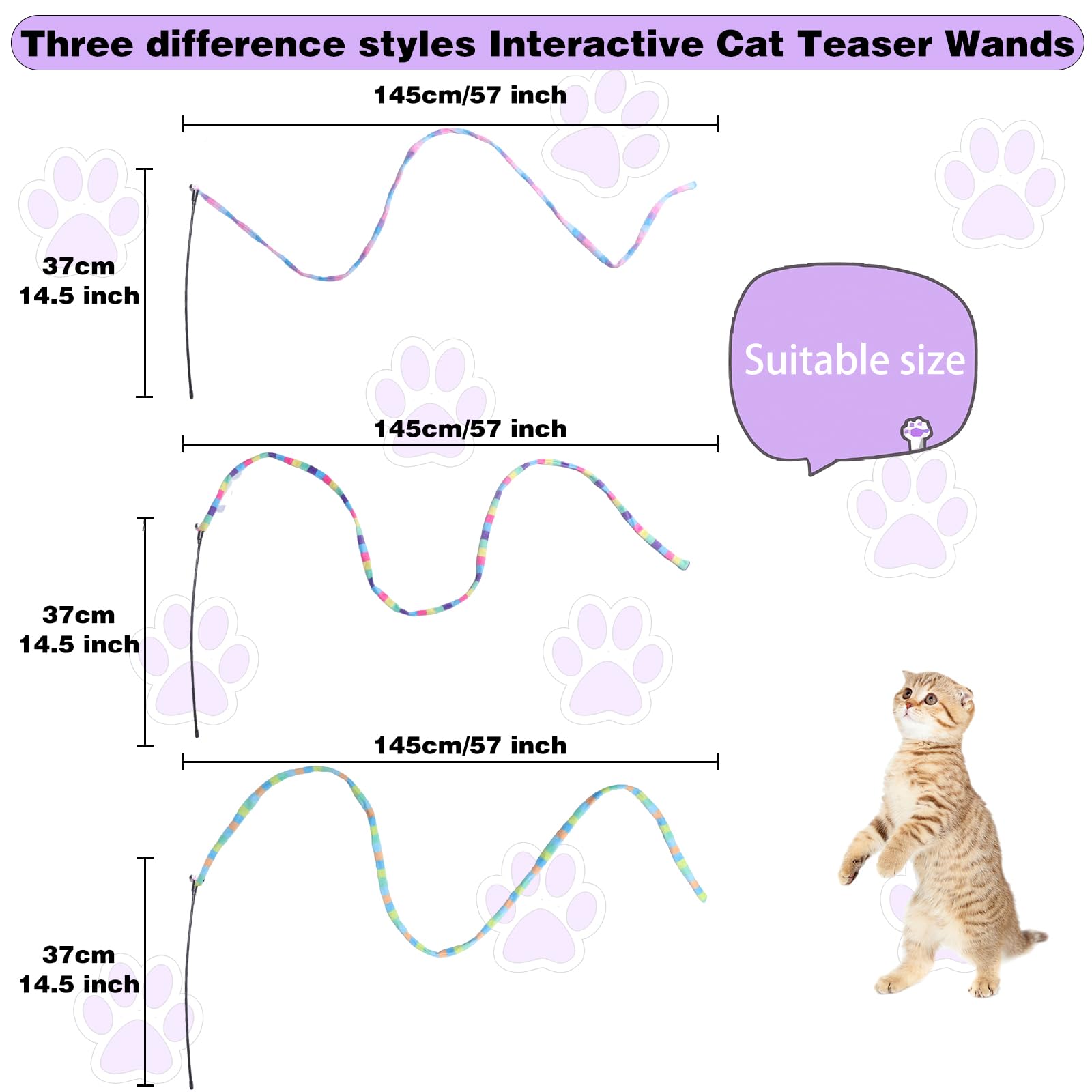 M JJYPET cat wand toy packaging suggests gift-ready design