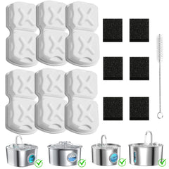 MJYNITE filter replacement kit packaging showing contents for easy setup.