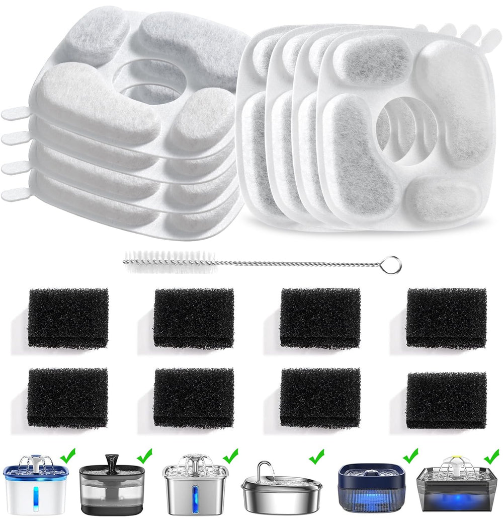 MJYNITE Veken filters kit with eight sponges for clean, safe pet water