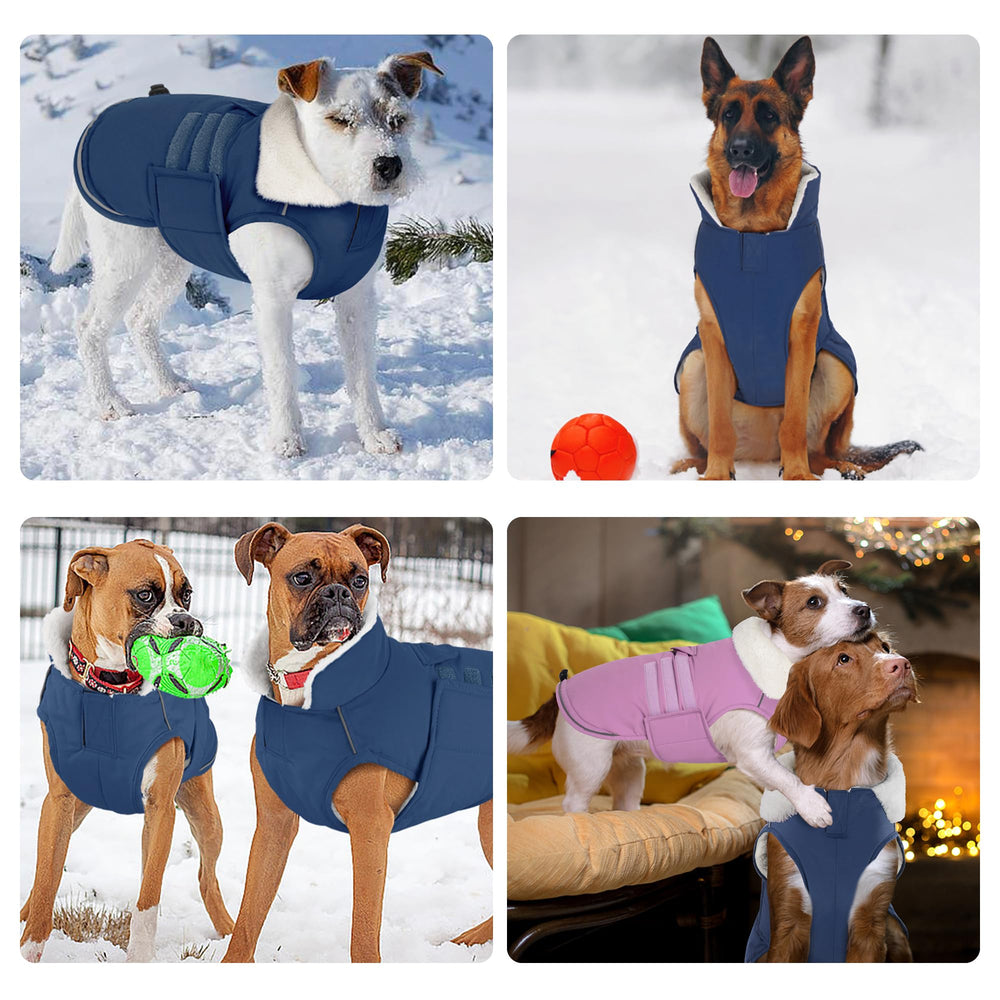 Mklhgty Adjustable-fit dog coat ensuring comfortable tailoring for different breeds.
