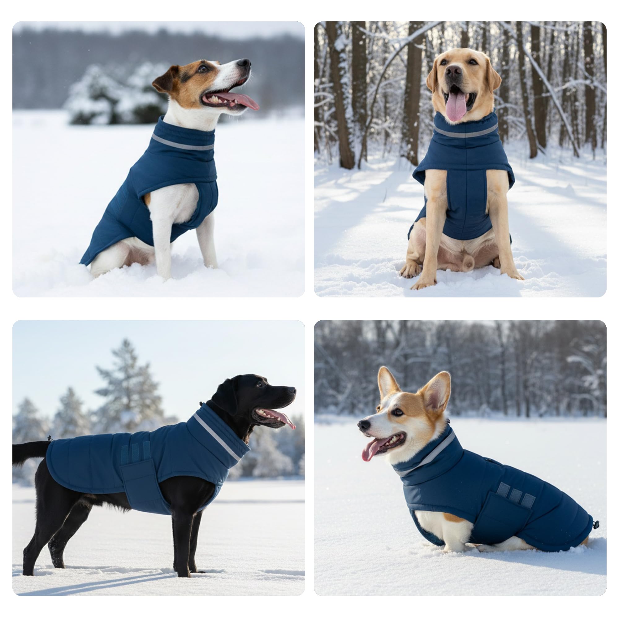 Mklhgty dog coat four sizes available to fit a range of breeds